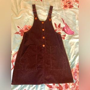 Zara Kids Corduroy Dress w Overalls - Size 10 - Adorable Style & Barely Worn!
